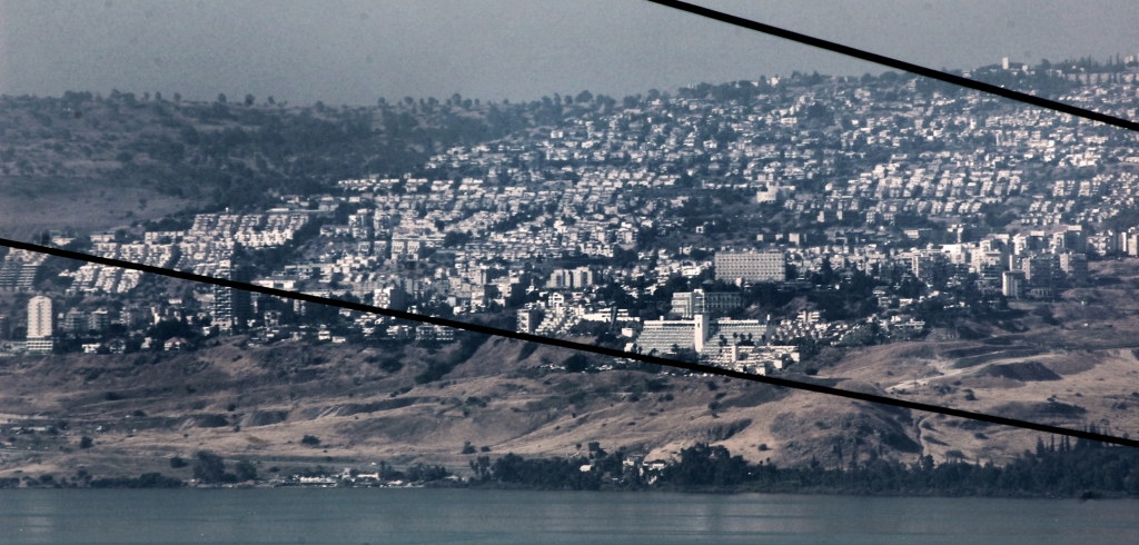 View of Tiberias at Sea of Galilee