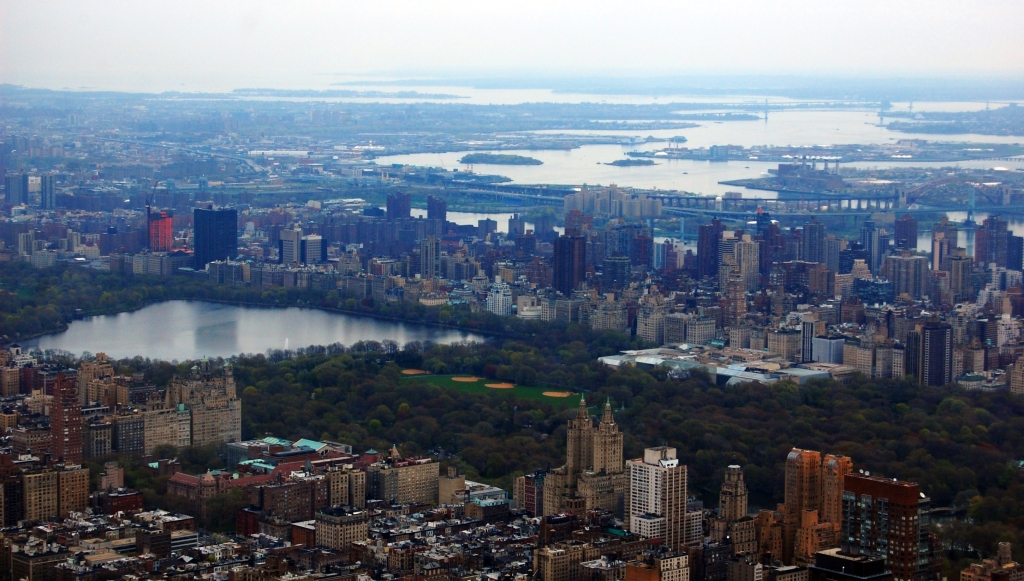New York Central Park from Air