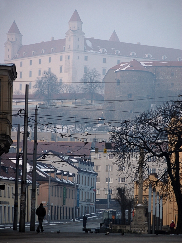 Bratislava Castle in the Mist
